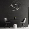 Lampa wisząca LED LEA 3 czarna 330024 Sanico Goldlux